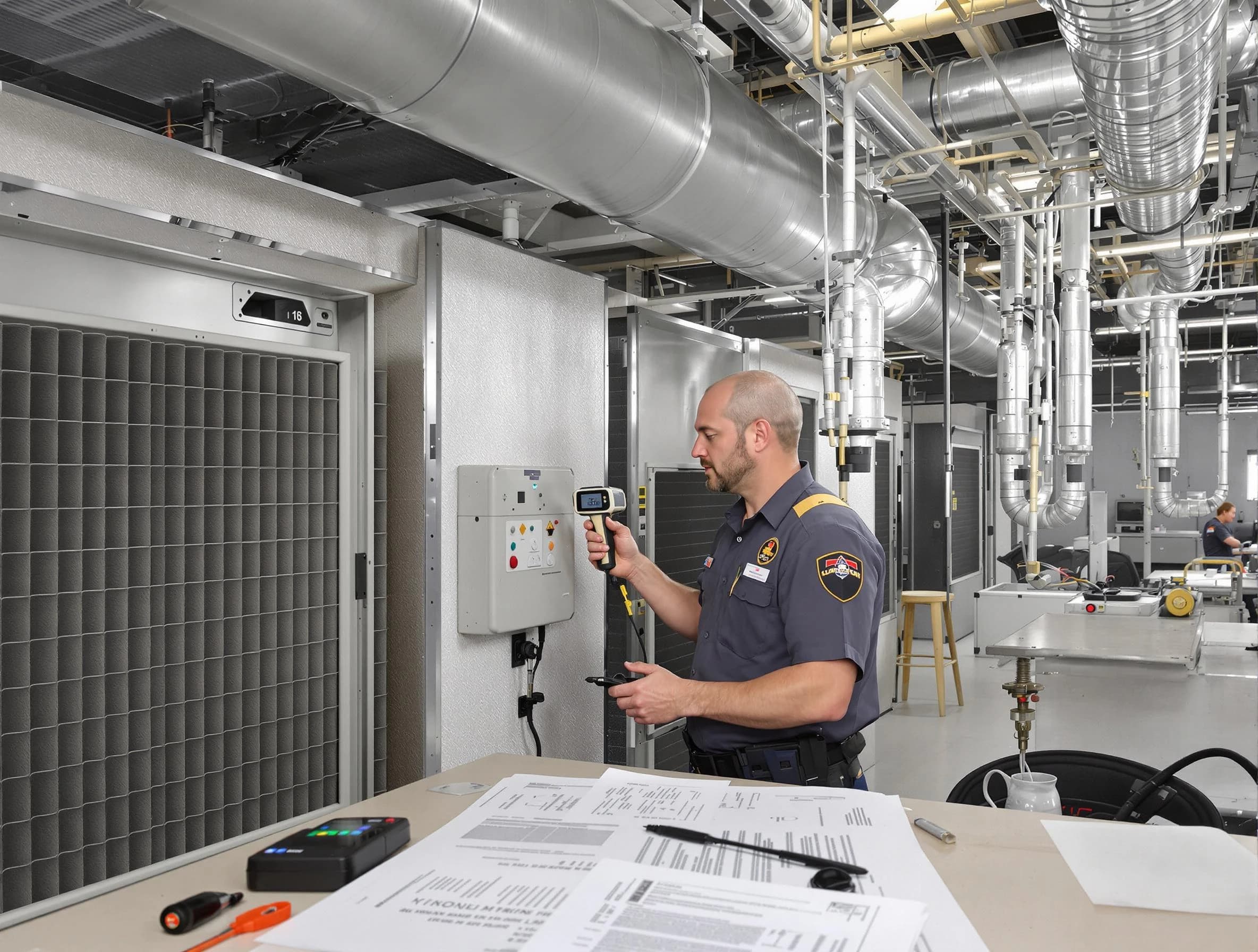 Professional filter system inspection by Economy Air Duct Cleaning in Economy