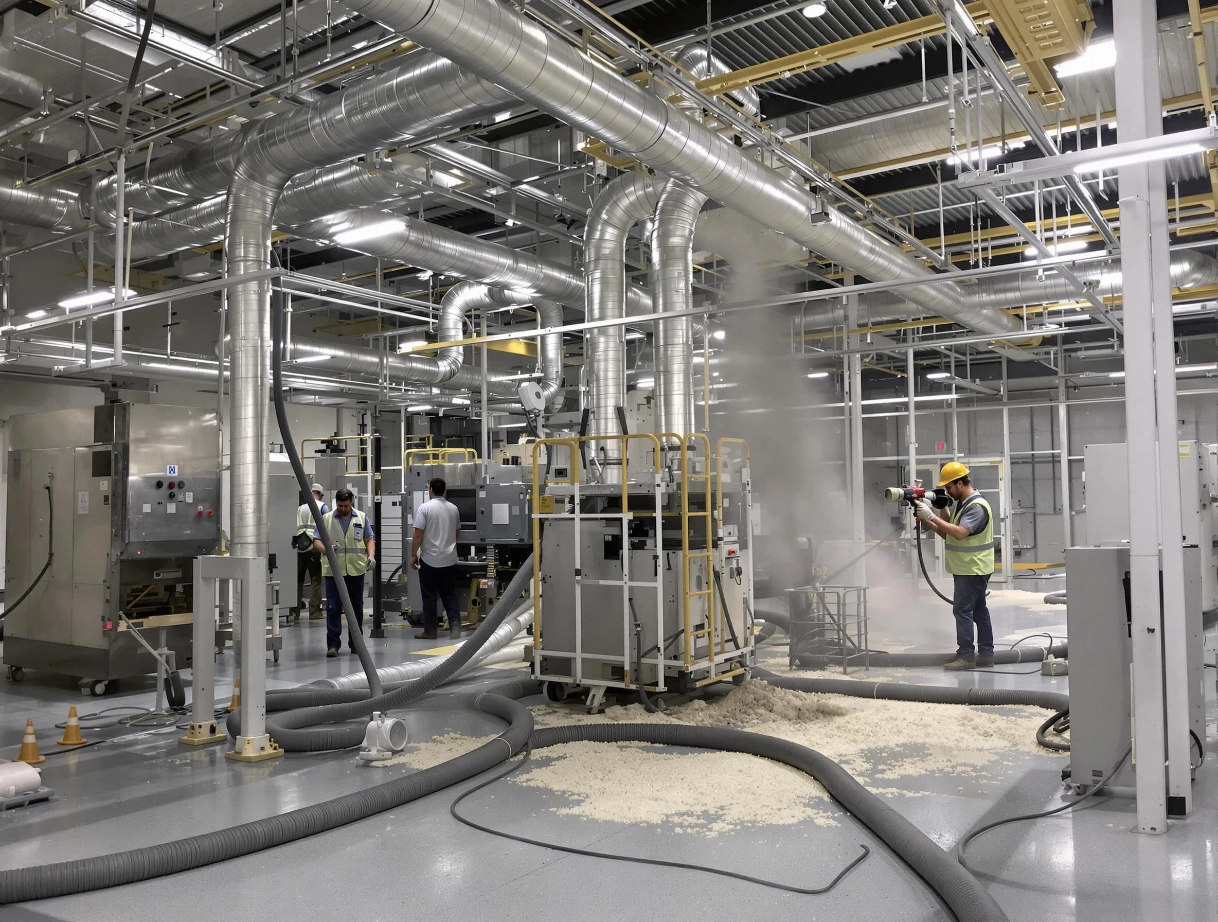 Heavy-duty industrial duct cleaning by Economy Air Duct Cleaning in Economy