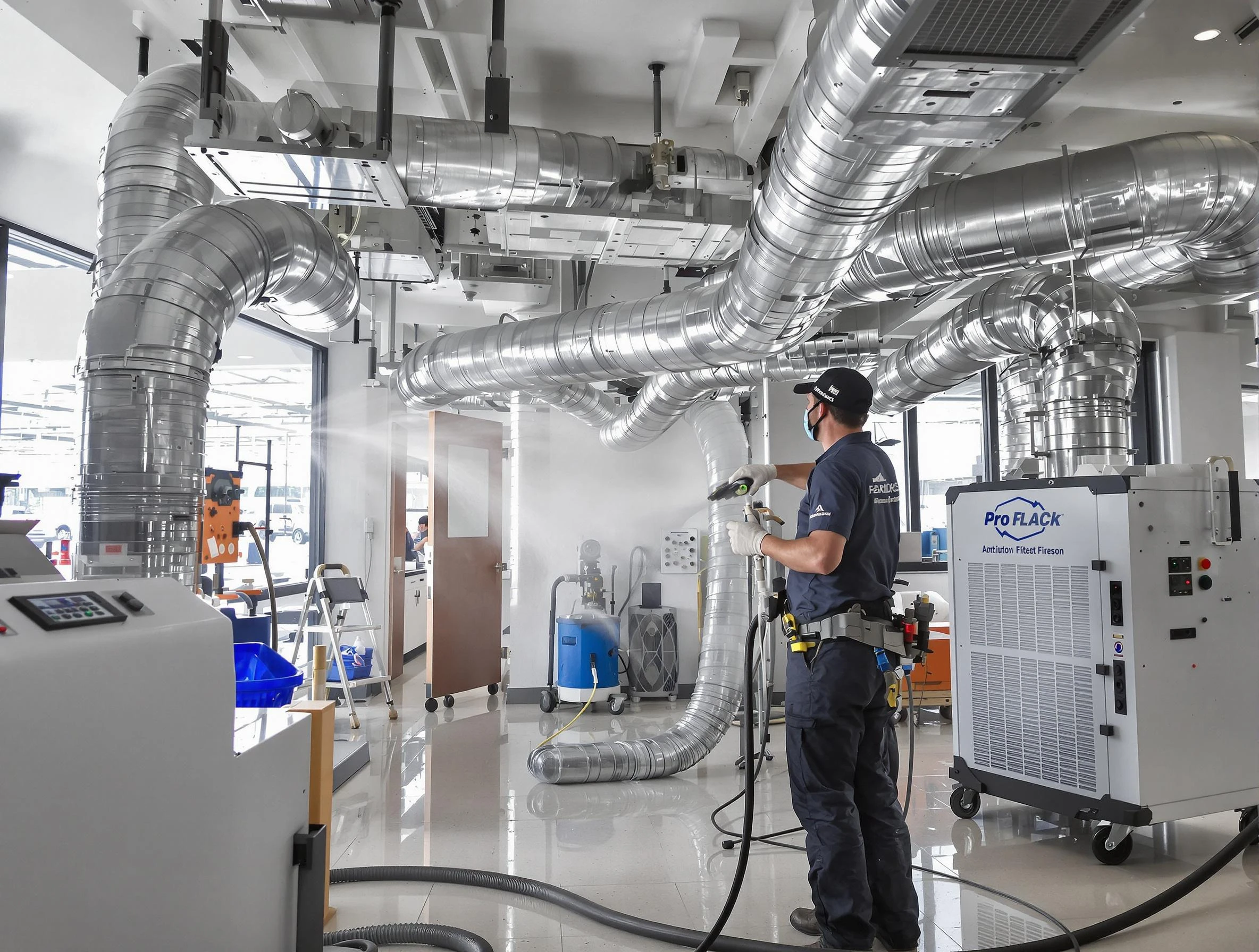 Negative Pressure Air Duct Cleaning in Economy