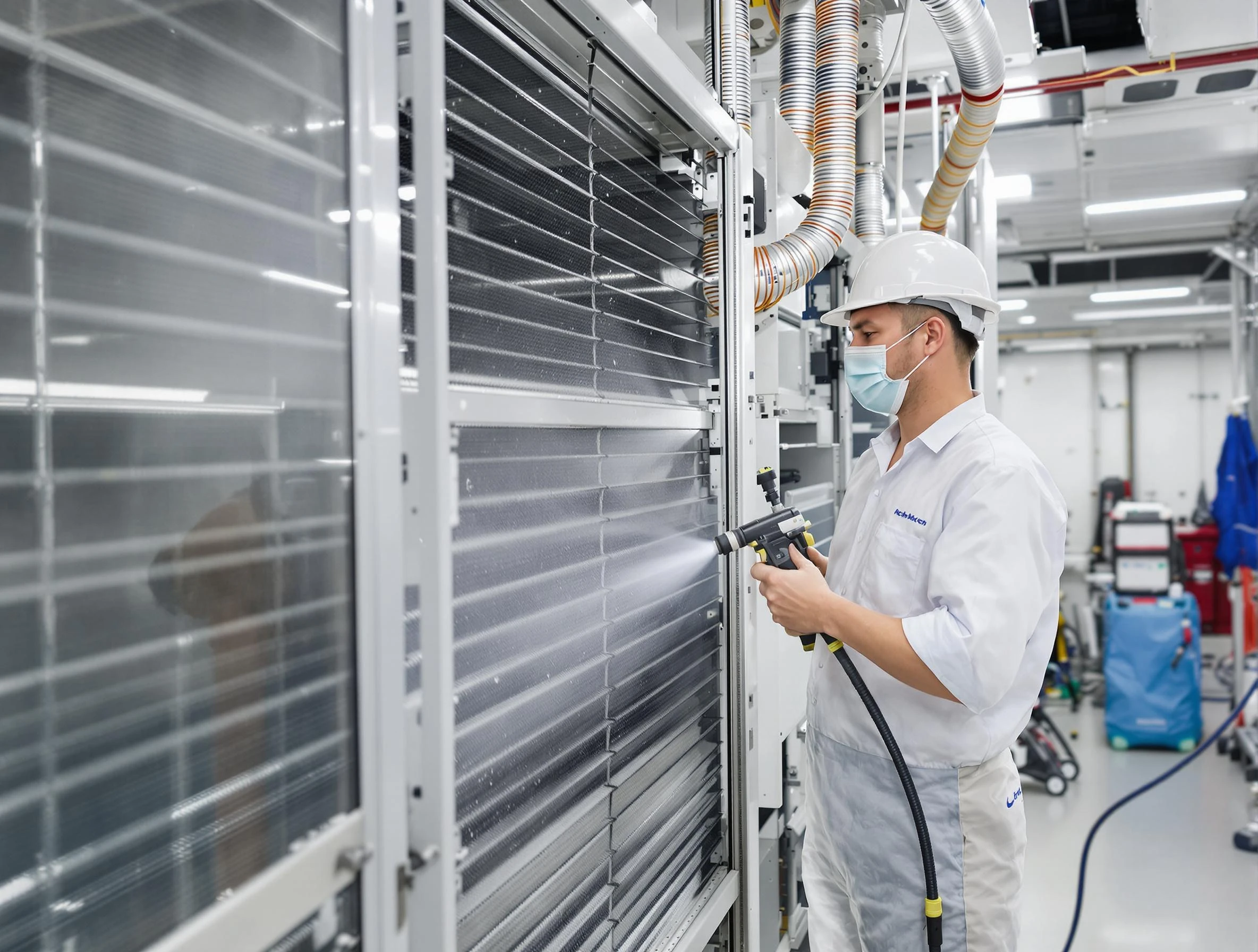 Professional AC coil cleaning by Economy Air Duct Cleaning in Economy