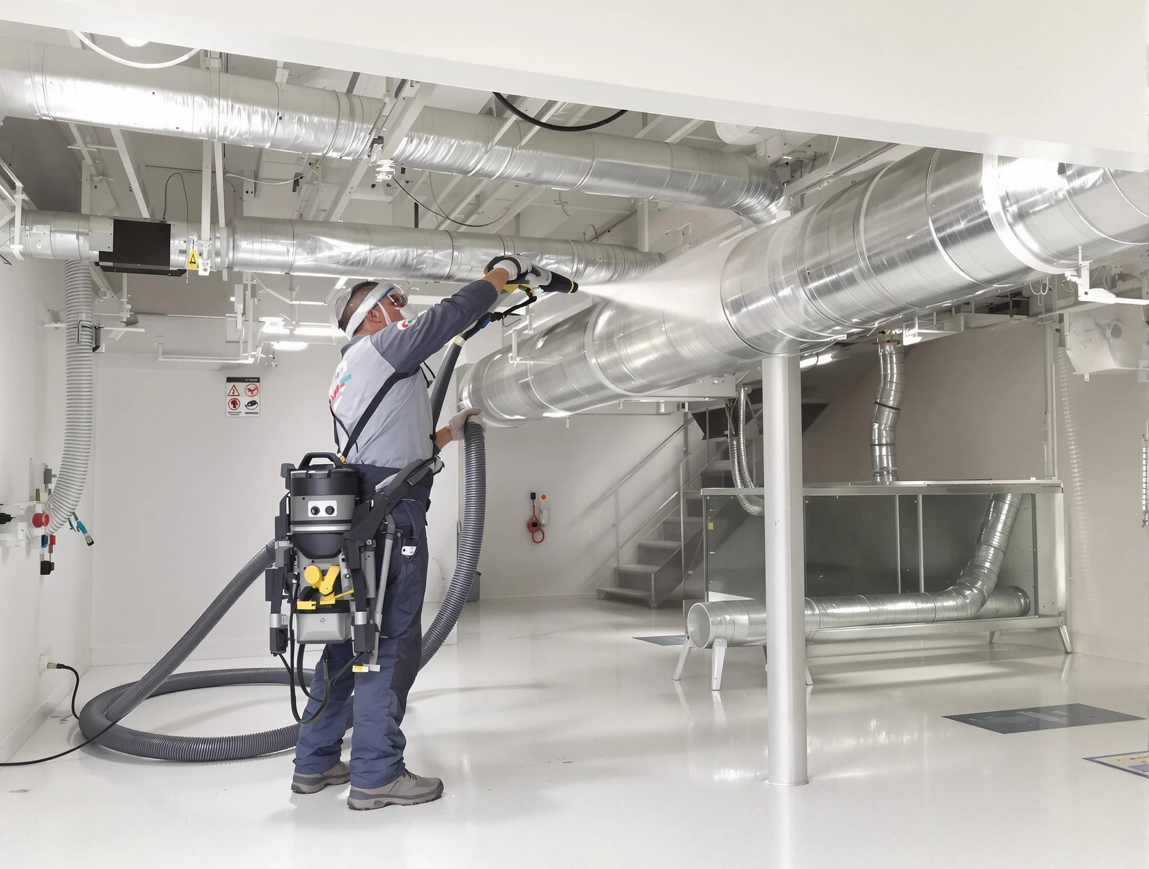 Professional central duct cleaning by Economy Air Duct Cleaning in Economy