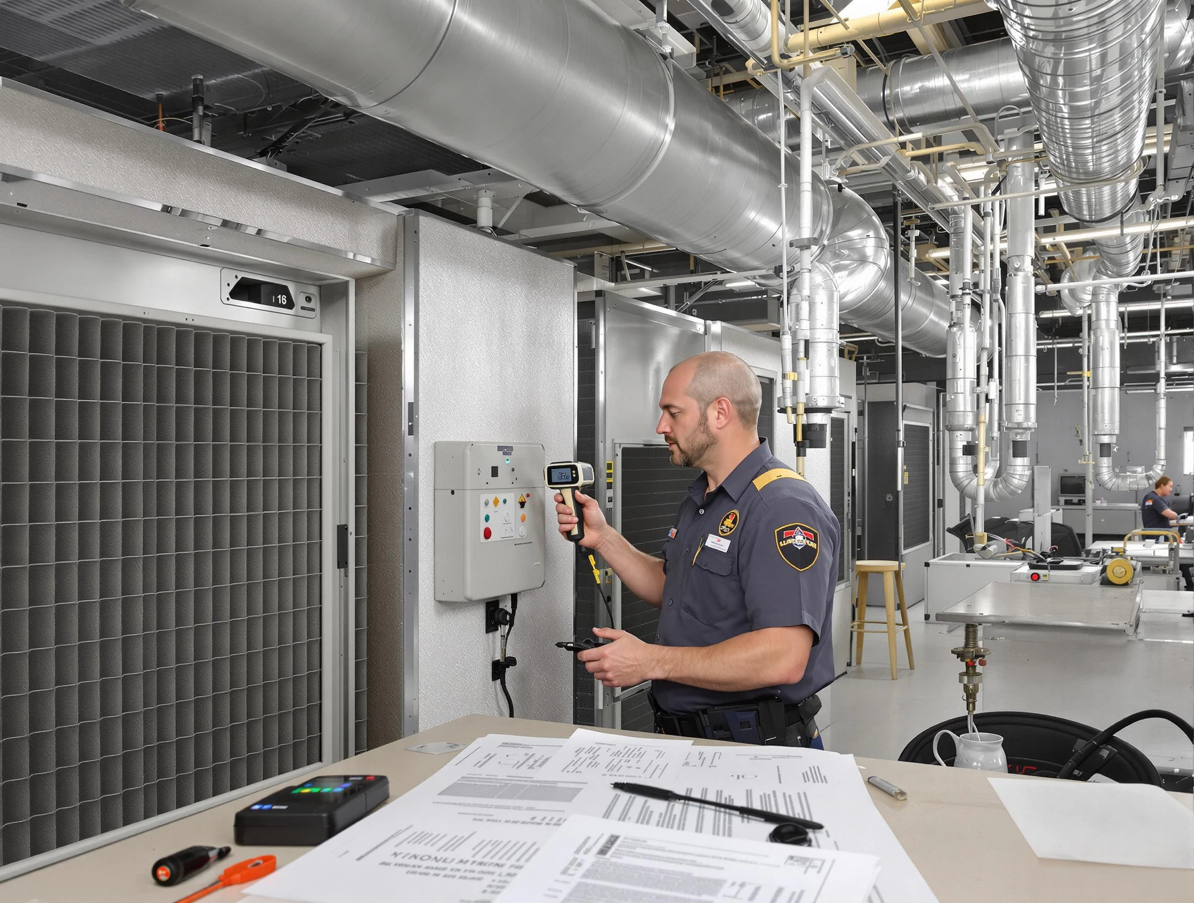 Professional filter system inspection by Economy Air Duct Cleaning in Economy